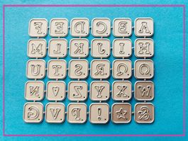 Buchstaben 10x8.5  - Stanzschablone