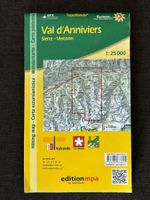 Carte pédestre Val d’Anniviers 1:25’000