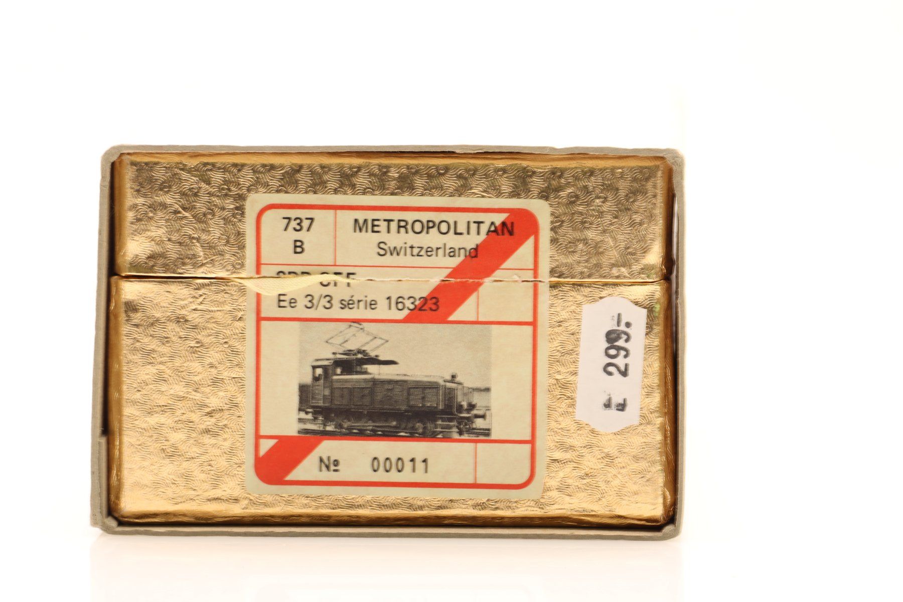 Metropolitan Modellini di ferrovie: Metropolitan 737B SBB Ee 3/3 18323 Halbschuh DC, H0 – Nuovo (secondo la descrizione) da Ried (Muotathal) venduto da Modellbahn.swiss 4