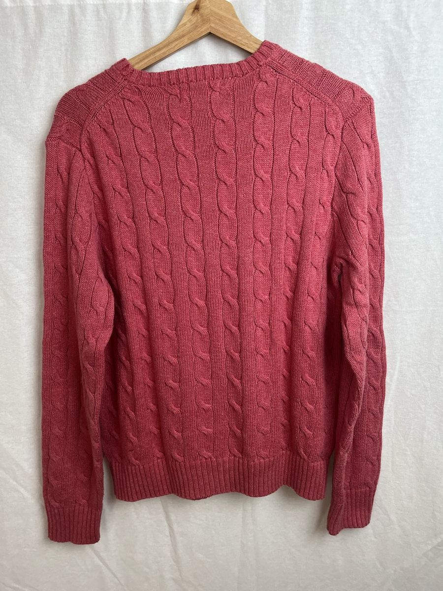 Ralph Lauren Pulls & Sweat-shirts: Pull Ralph Lauren Tricot torsadé Rose – Neuf (Voir description) à Les Avanchets par lunedeneige.shop 3