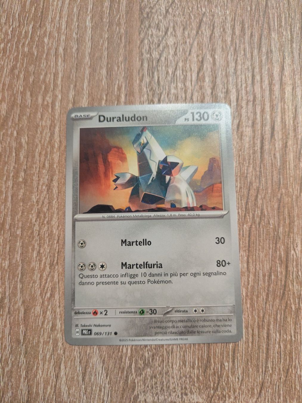 Pokémon Carte collezionabili: DURALUDON, PRISMATIC EVOLUTIONS, 69, 2025, COM, ITA, NM/MT – Usato da Losone venduto da AlpineLayer