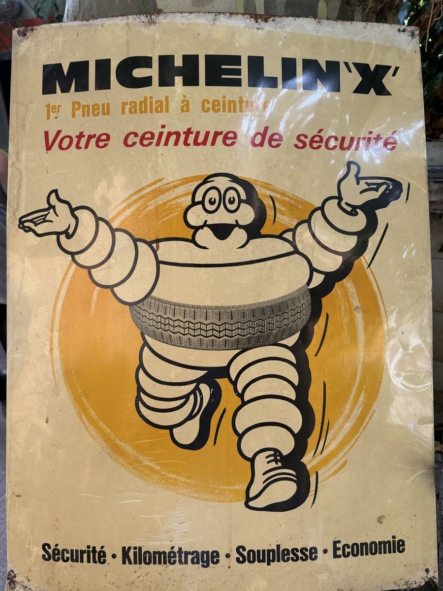 Michelin Ecriteaux: Plaque émaillée originale – D'occasion à Lausanne par syl041177