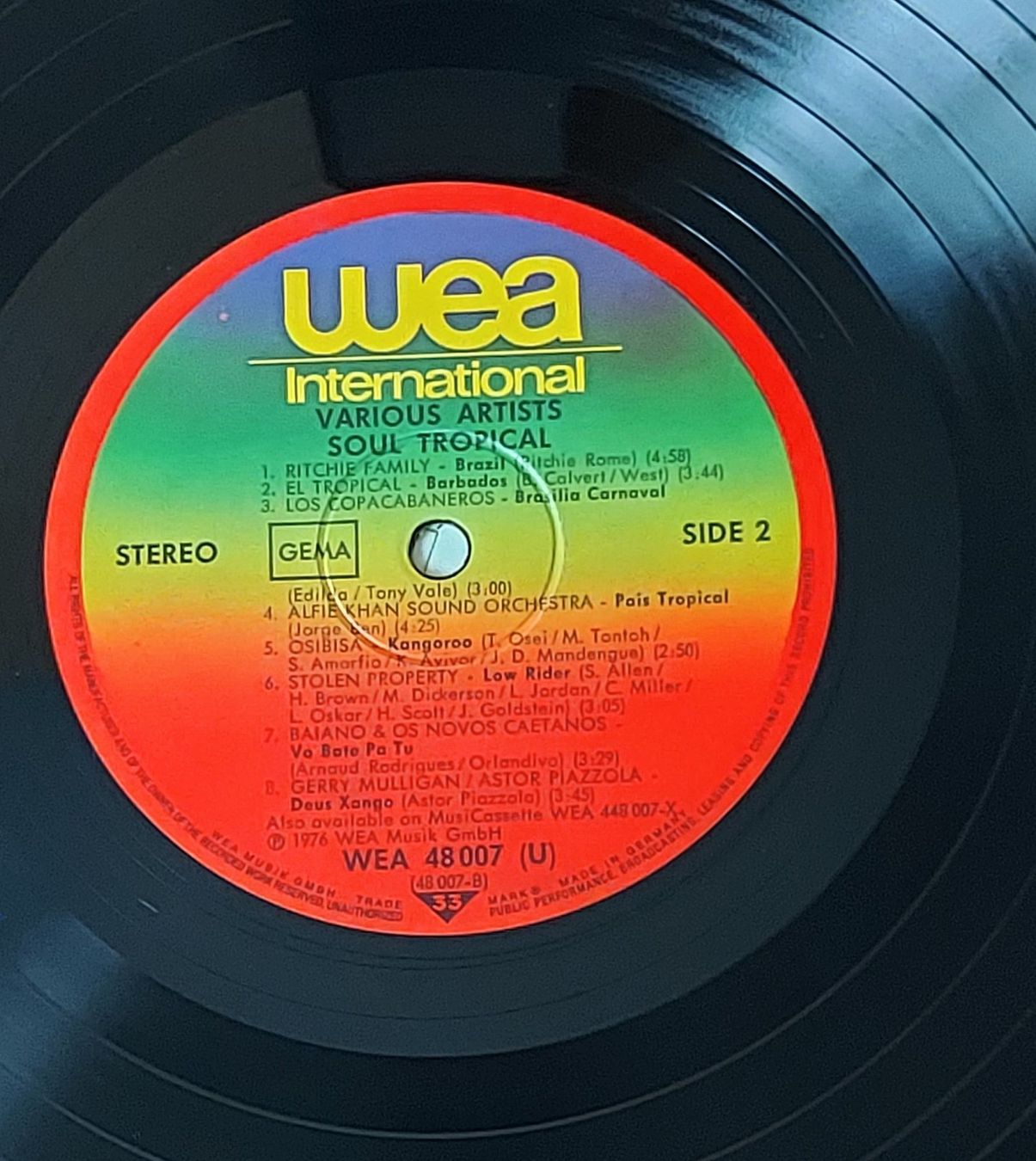 Schallplatten: LP - SOUL TROPICAL – Gebraucht aus Steckborn von Quo7 2