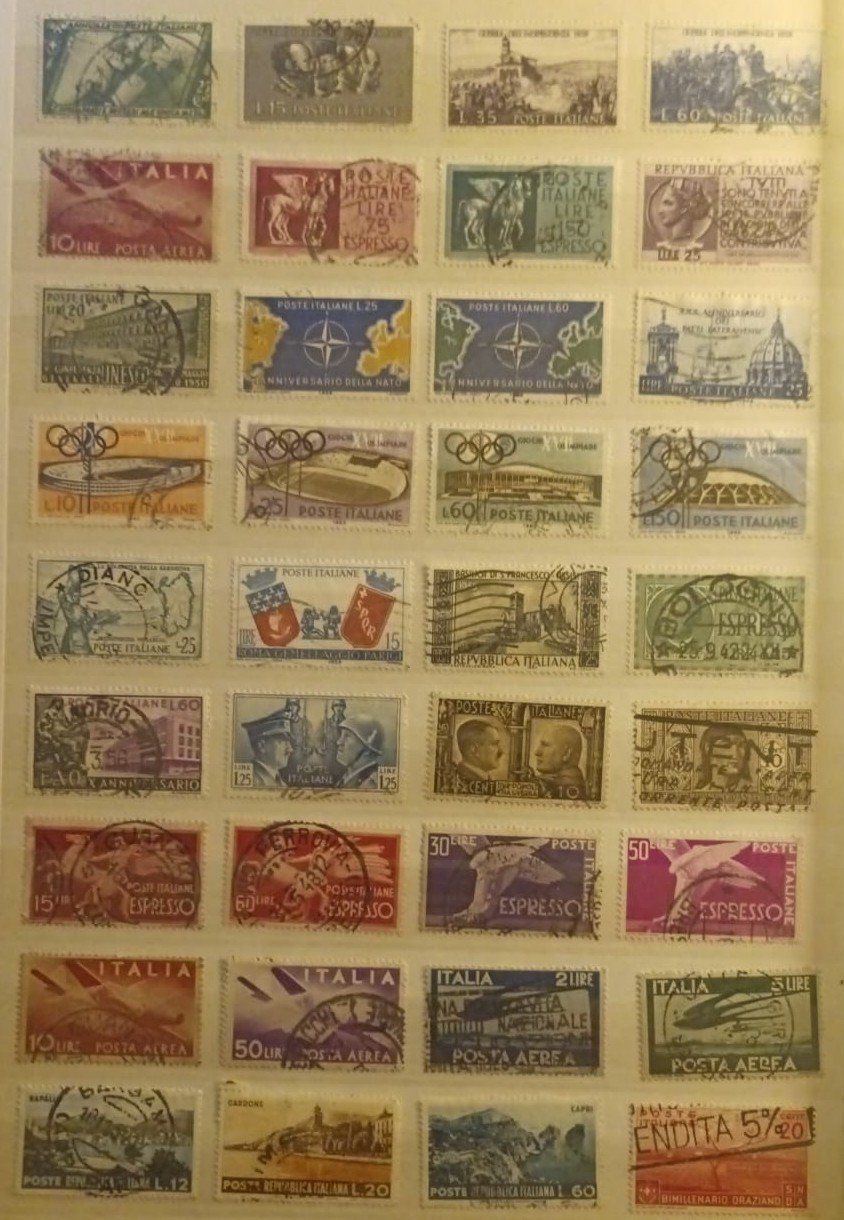 Alle Briefmarken: Lote sellos Italia – Gebraucht aus Stein am Rhein von tom_fq6v 1