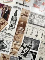 Apéritifs, Cognac, Vin - 30 alte Werbungen / Publicités