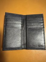 Porte cartes homme en cuir noir Vinci, état impeccable !
