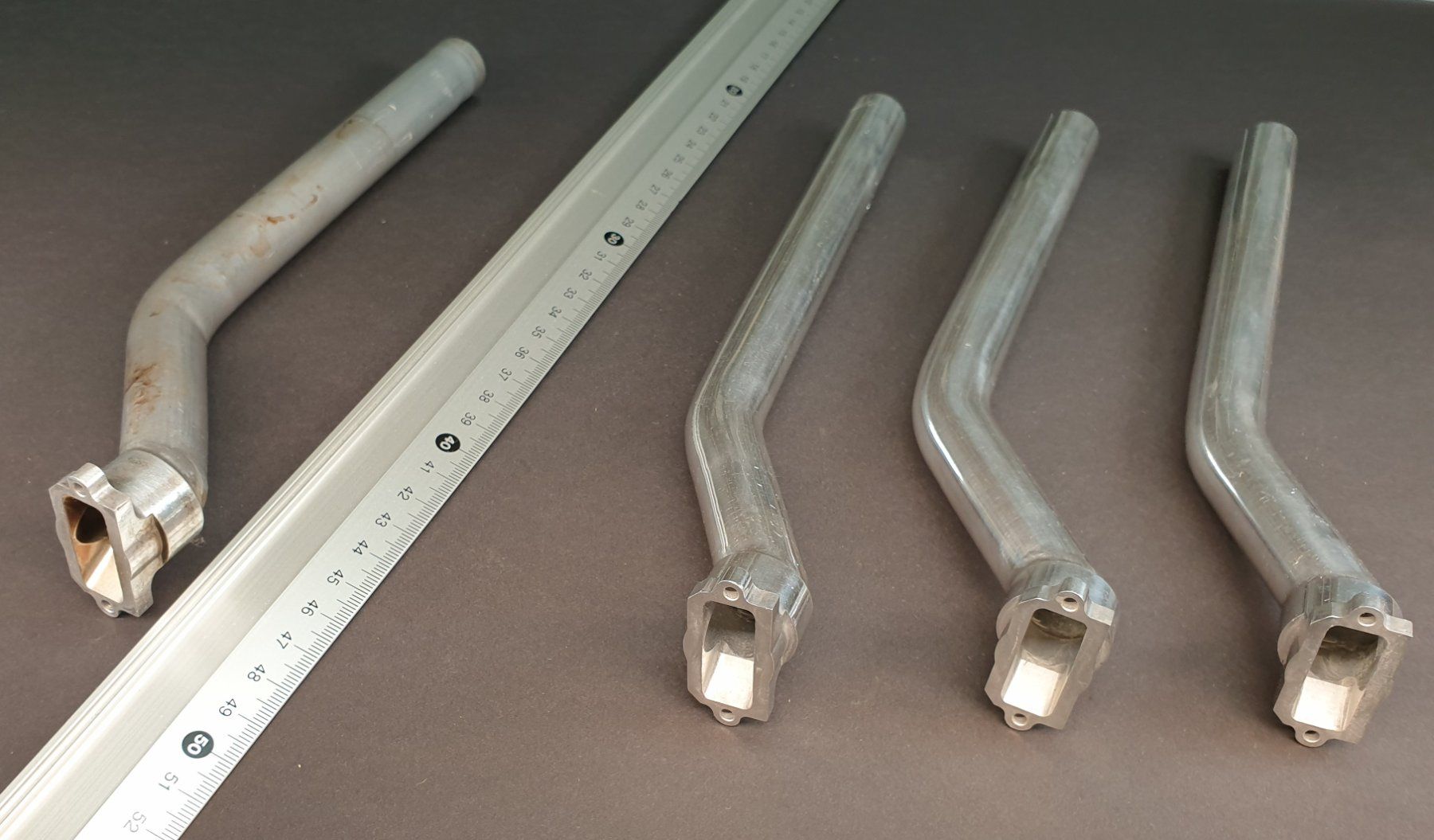 Auspuffanlagen: MINTOR 170 Auspuff-Krümmer – Neu (gemäss Beschreibung) aus Ohmstal von p-51d 2