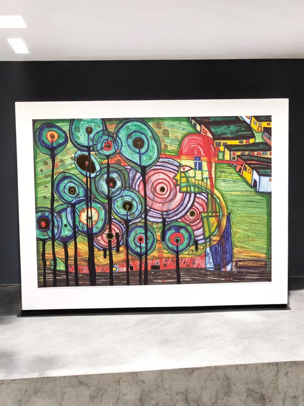 Grafica & Litografie: Friedensreich Hundertwasser 1928 - 2000 – Nuovo e nell'imballaggio originale da Zürich venduto da Zuerichparis08