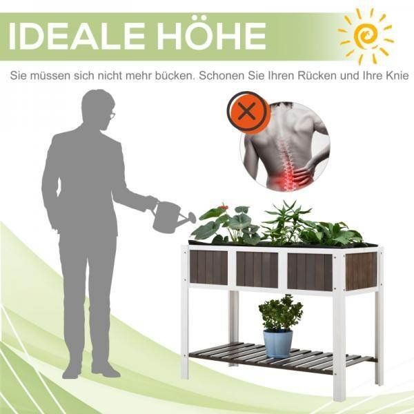 Tavoli: Pflanztisch Gartentisch hölzerne Arbeitsfläche Gartenbeete – Nuovo e nell'imballaggio originale da Kreuzlingen venduto da DealBlitz 2