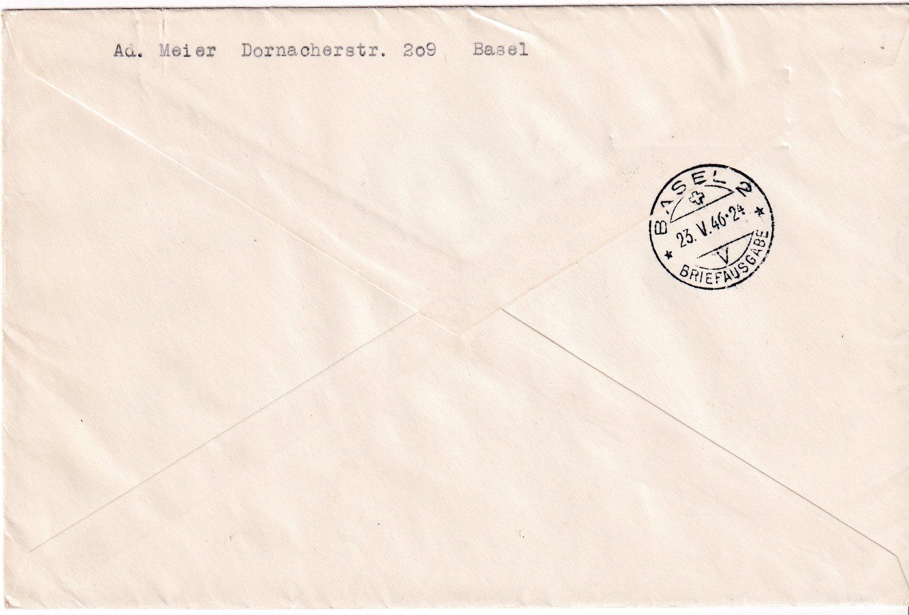 Tutti i francobolli: Pro Aero - Flug-R-Brief 1946 – Usato da Wenslingen venduto da riger11 1