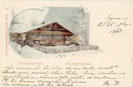 Vaud   VD  -   Paysage alpestre  (à identifier)    en 1898