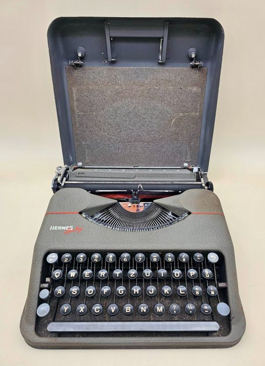 Erinnerungskarten Vintage-Schreibmaschinen-Look – 50 Karten, Rustikal Braun