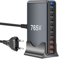 Ladegerät Mehrfach mit 10 Ports, GaN III USB