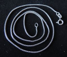 Silber 925 Anker Halskette 42 cm / 1,0 mm