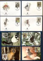 1988 Madagaskar - Der Lemur - FDC + Maxi