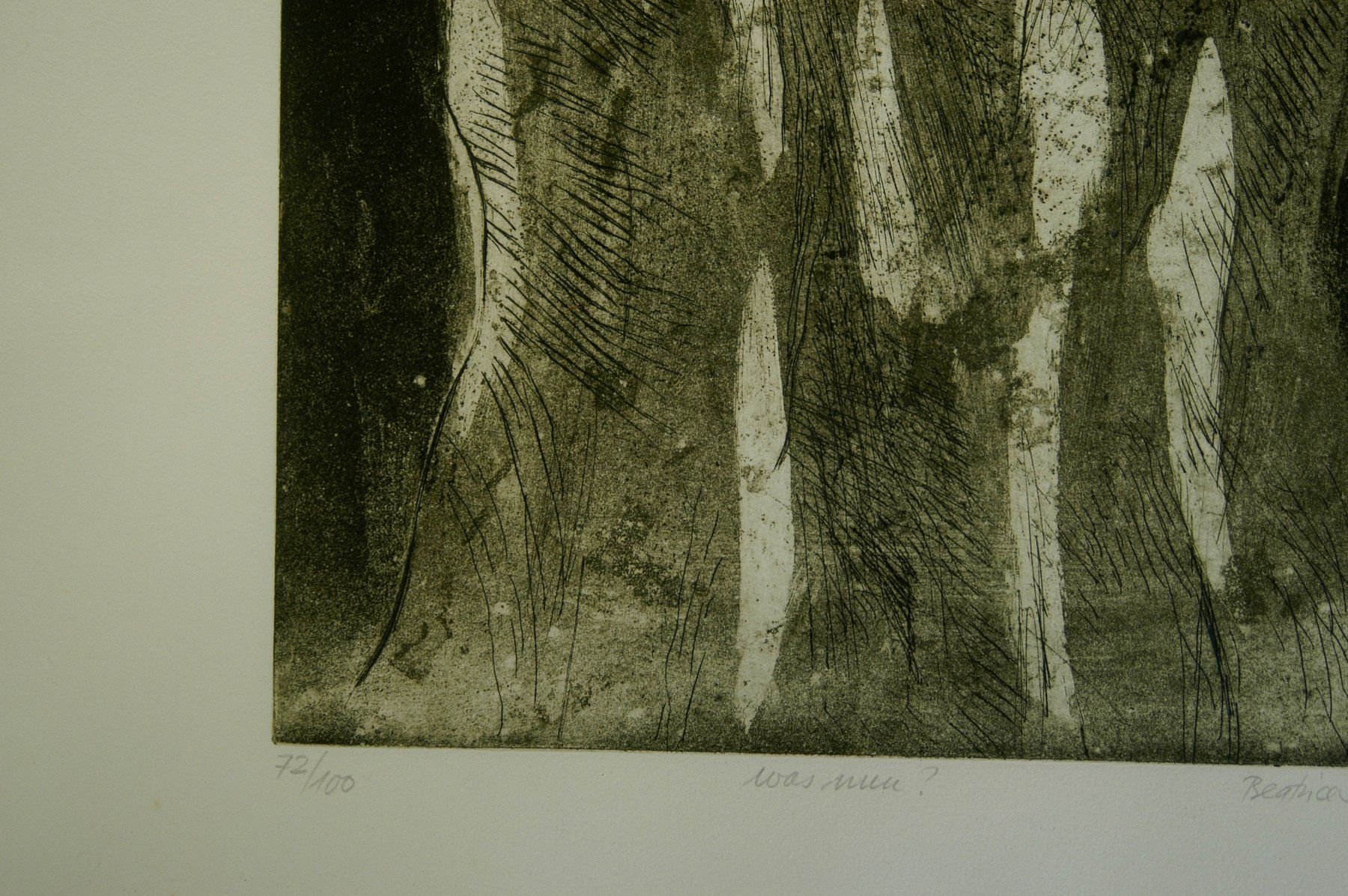 Grafiken & Lithographien: Beatrice Stadler Radierung 72/100 – Gebraucht aus Herisau von Wisen 6