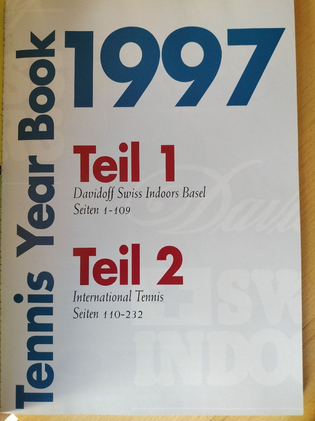 Bücher: Tennis Jahrbuch von 1997 – Gebraucht aus Schwanden Sigrisw von cadieux71 1