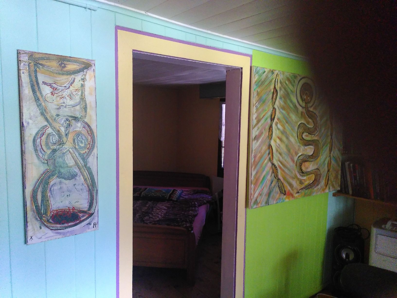 Dipinti: Kunst gemaltes Acril handgemaltes Bild – Nuovo (secondo la descrizione) da Attinghausen venduto da the_r2m8 1