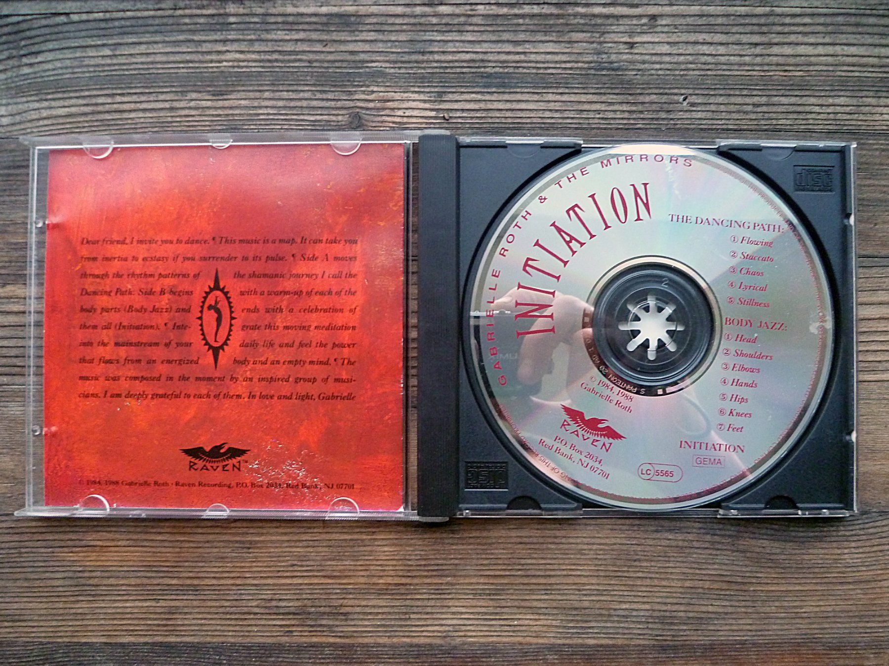 CD: CD Initiation Gabrielle Roth / 5 Rhythmen – Usato da Aarau venduto da Rdodger 2