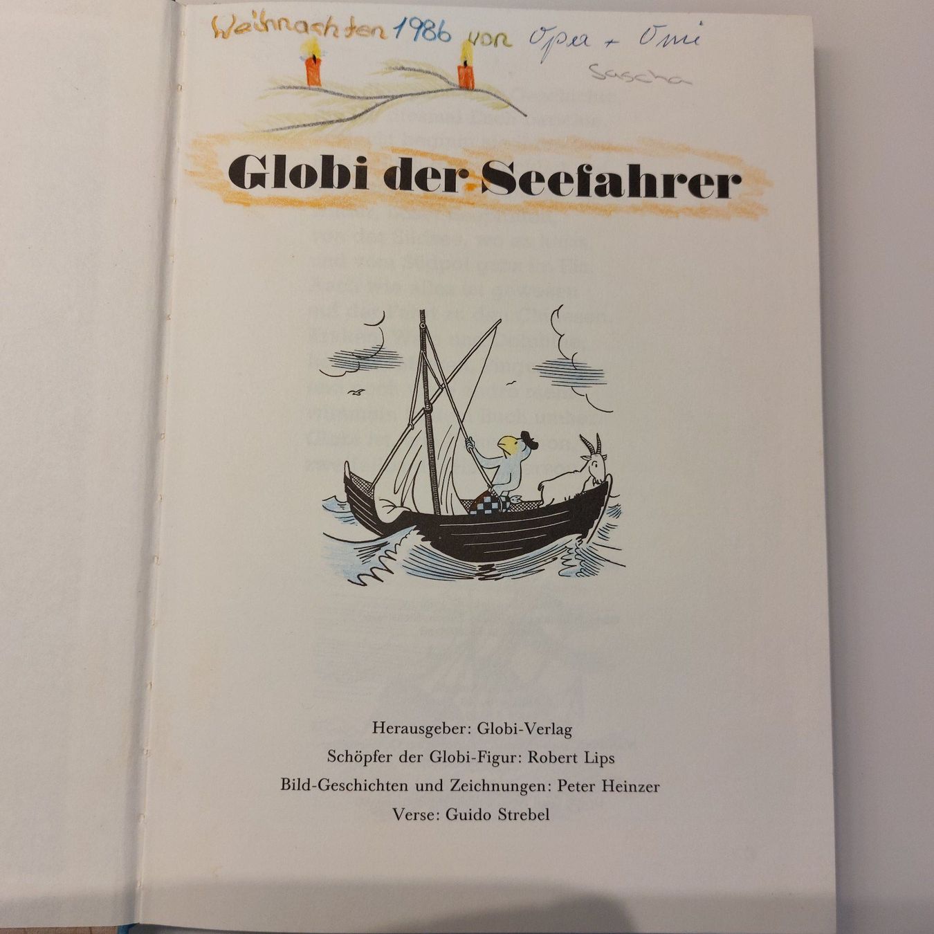 Livres: Globi der Seefahrer – D'occasion à Kyburg-Buchegg par Rolf1velo 2