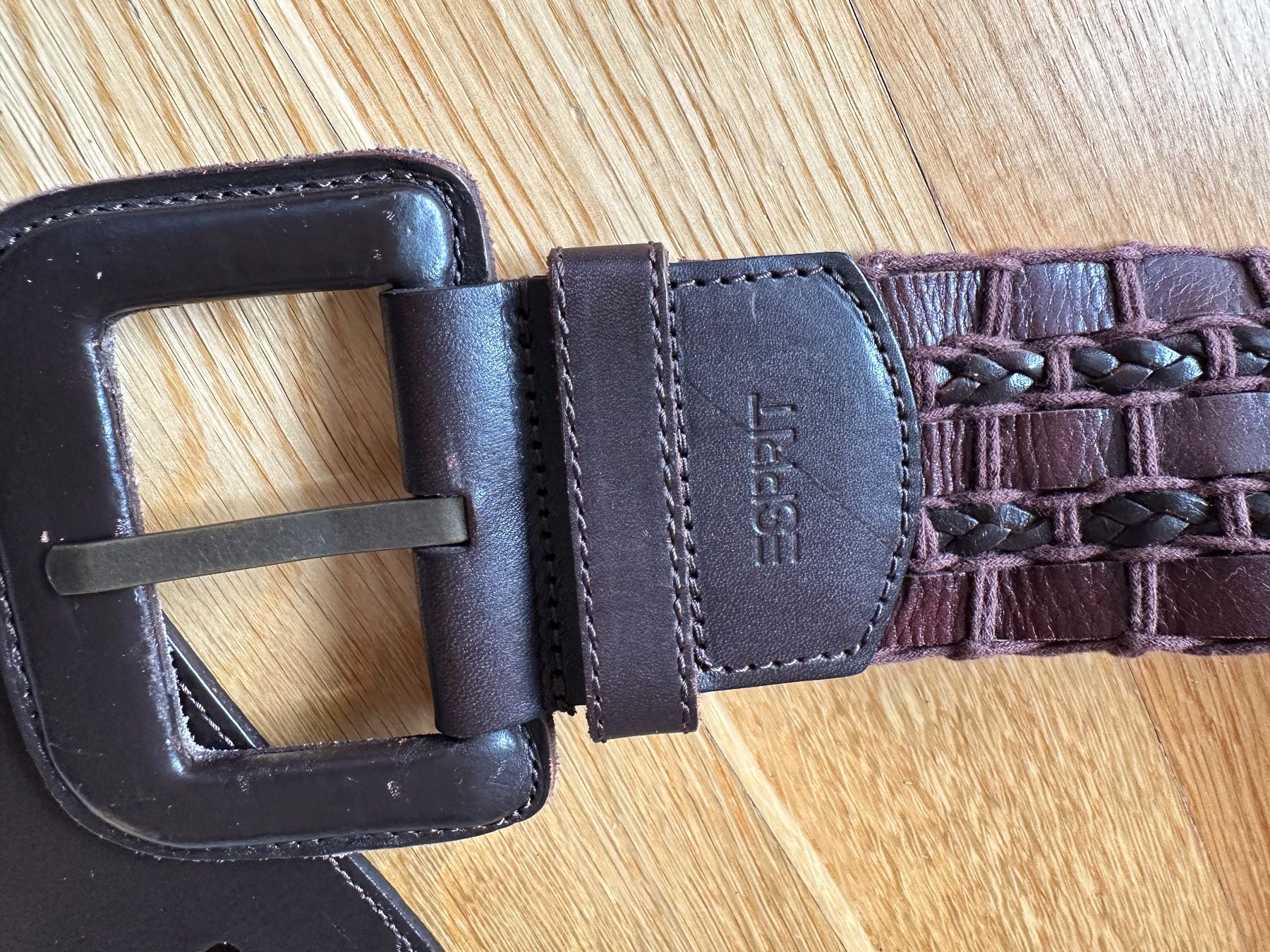 Esprit Cinture: ESPRIT Damen Ledergürtel 85 cm braun – Usato da Rothenburg venduto da wer_g9fd 8