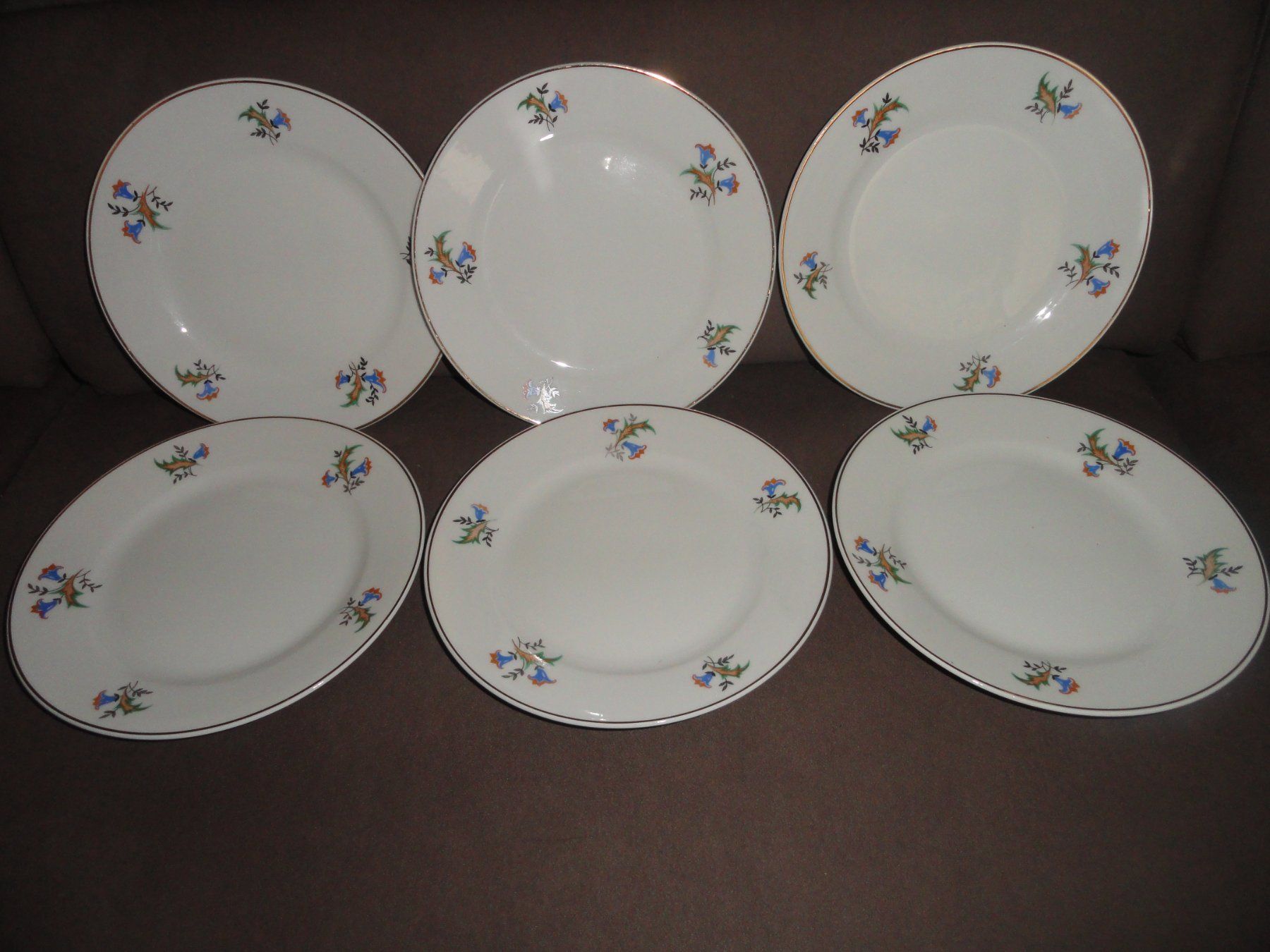 Teller: 6 x DESSERT TELLER LANGENTHAL *** – Gebraucht aus Uetendorf von bibibop