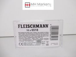 Fleischmann 10x 6518 Ersatz-Schleifkohlen mit Feder H0 DC GS