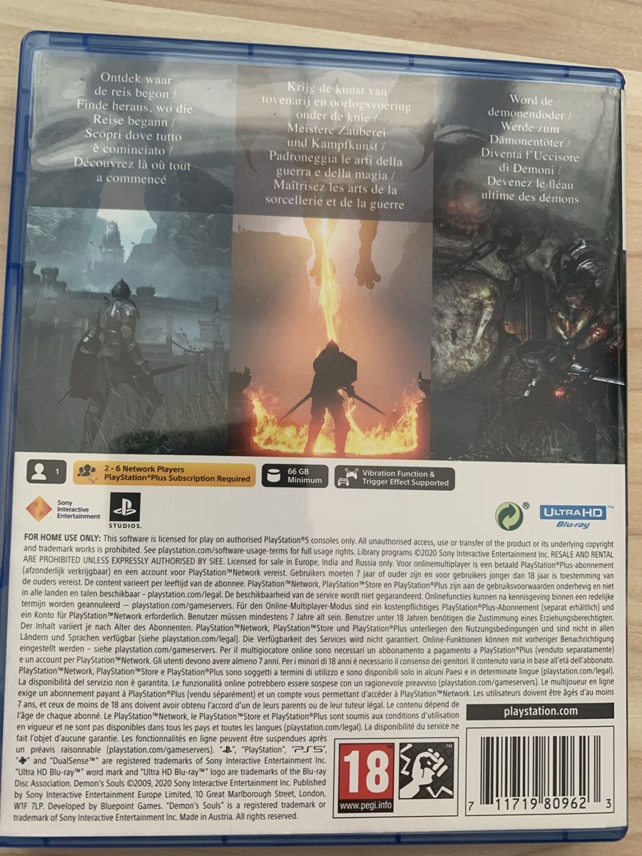 Sony Spiele: Demon's Souls PS5 Spiel, EU-Version, top Zustand – Gebraucht aus Walde AG von le_daevu 1
