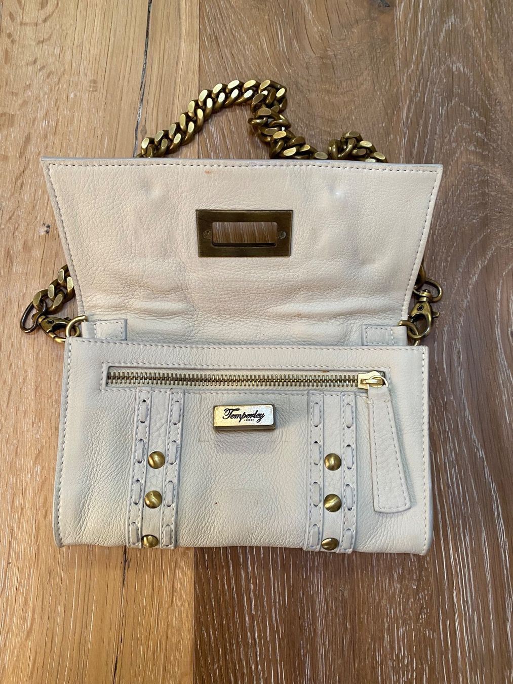 Taschen für Damen: Beautiful TEMPERLEY beige handbag/ clutch – Neu (gemäss Beschreibung) aus Grund b. Gstaad von PlageNeige 2
