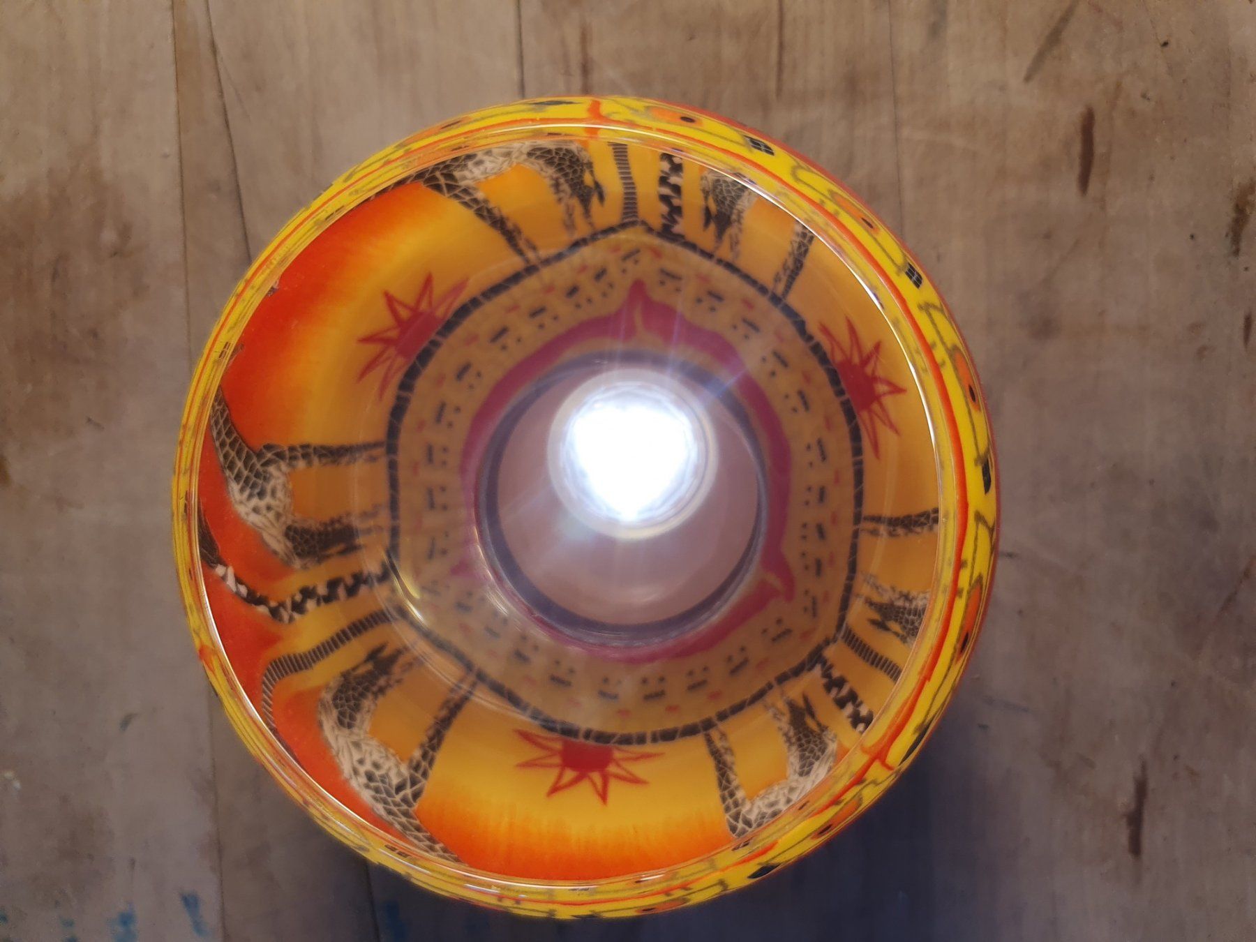 Portacandele: Windlicht afrikanisches Deko mit Elektrokerze – Usato da Zürich venduto da loosebone 3