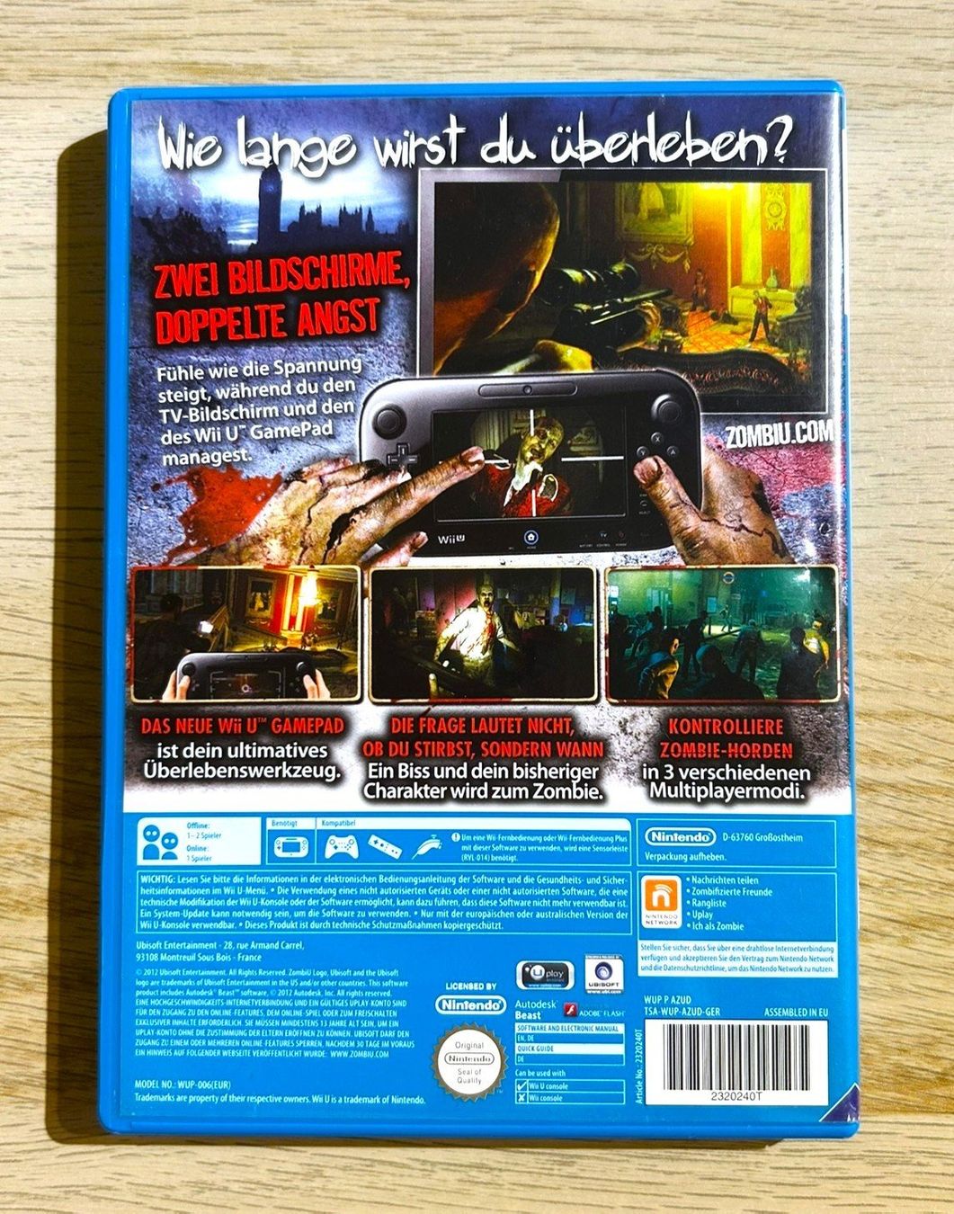 Nintendo Giochi: Zombi U Nintendo Wii U – Usato da St. Gallen venduto da Alpine.Arcade 1