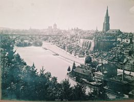 2 Fototafeln Bern+Sion Genève+Fribourg