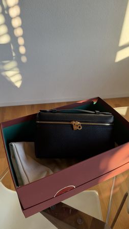 Tasche LP-style schwarz Leder neuwertig 