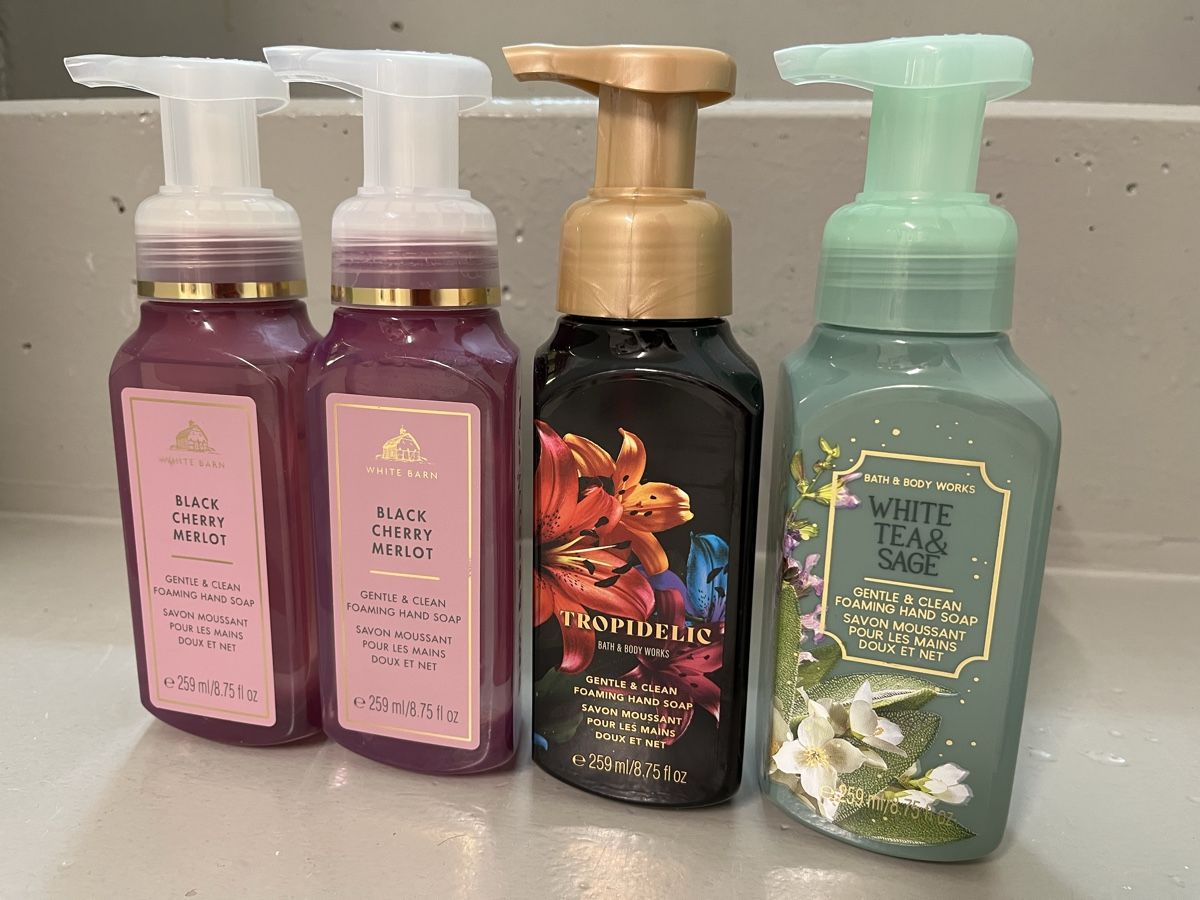 Duschen: 4 NEW Bath & Body Works Hand Soaps – Neu und originalverpackt aus Affoltern am Albis von dan_jm8b