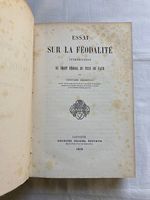 Histoire de la Suisse Romande-Essai sur la féodalité Scretan
