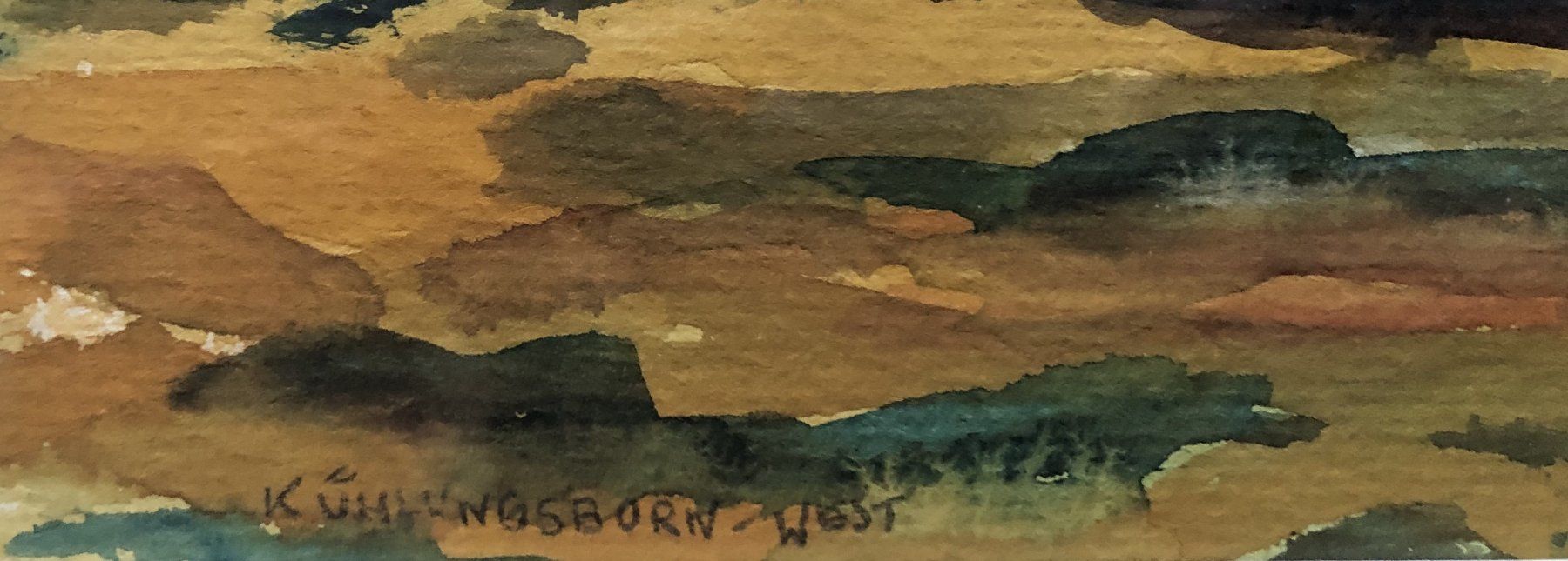 Dipinti: Gemälde - Aquarell - "Ostseefischer - Kühlungsborn-West" – Usato da Schaffhausen venduto da durruti 3