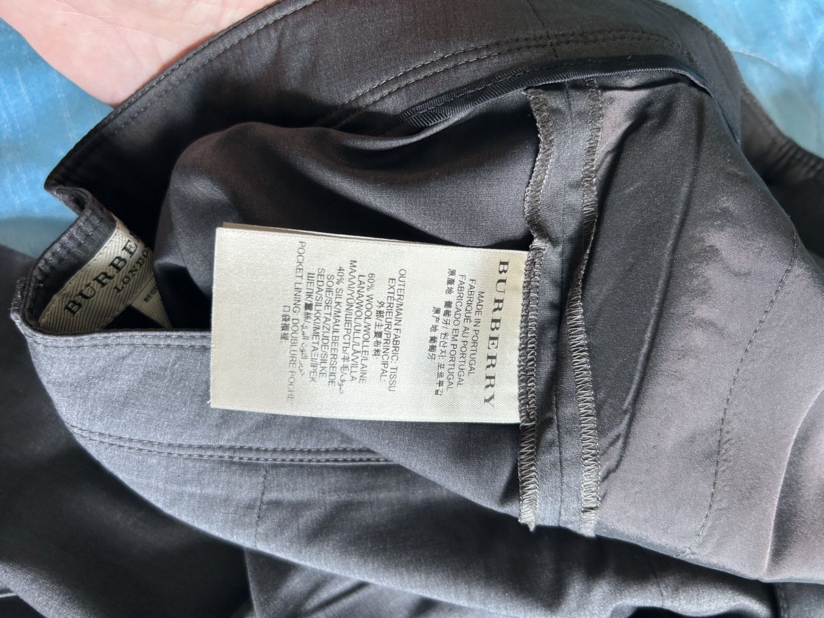 Pantaloni: Burberry London Grey Wool/silk Blend Pants – Nuovo (secondo la descrizione) da Biel/Bienne venduto da zit_v5yc 3