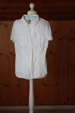 Bluse CLOCK HOUS weiss Gr. L