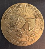 Médaille Arquebuse et Navigation Genève 1475-1536