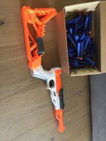 Pistolet Nerf et cartouches