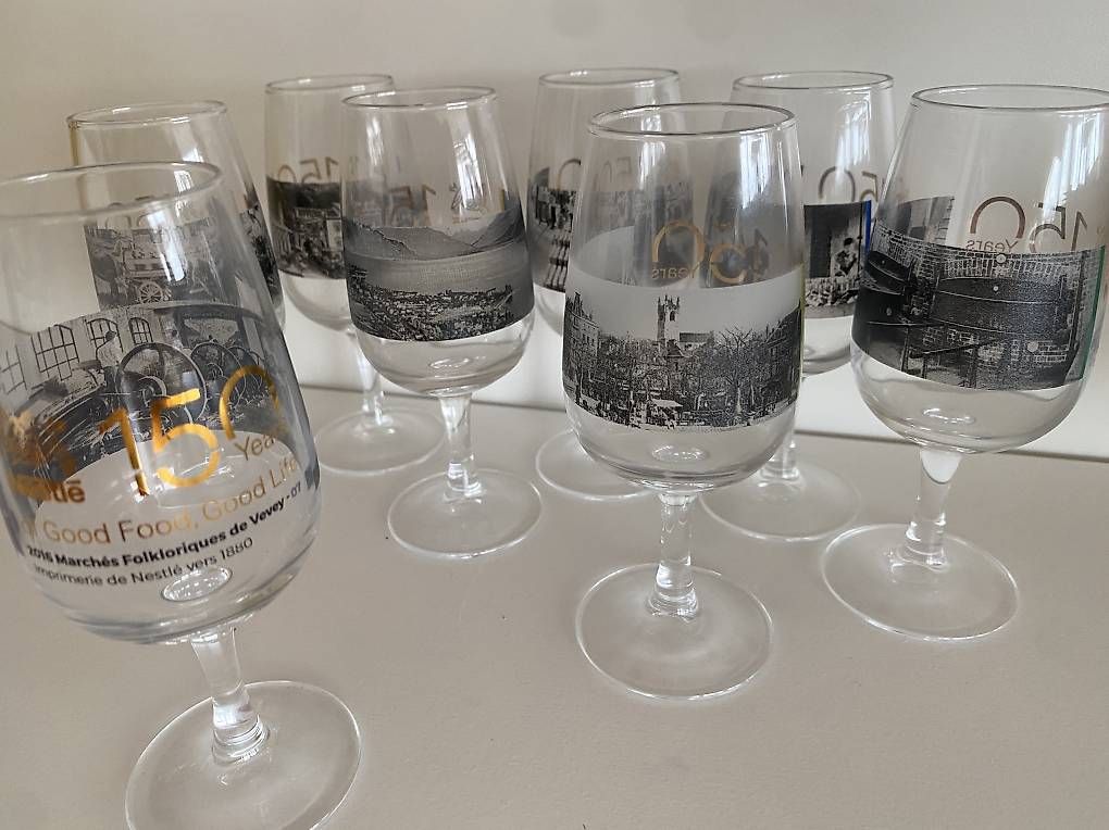 Bicchieri: 8 verres150 ans Nestlé limited edition – Nuovo (secondo la descrizione) da Boudry venduto da may555 2