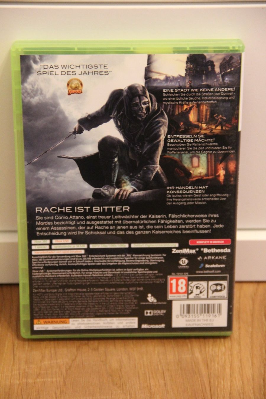 Microsoft Spiele: Xbox 360 Spiel - Dishonored – Gebraucht aus Münsingen von Heroism2010 1