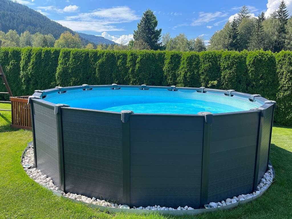 Intex Piscine: INTEX Schalen Grafitframepool 478x124cm & Sandfilter-NECON! – Nuovo e nell'imballaggio originale da Wynau venduto da Intexpool24 2
