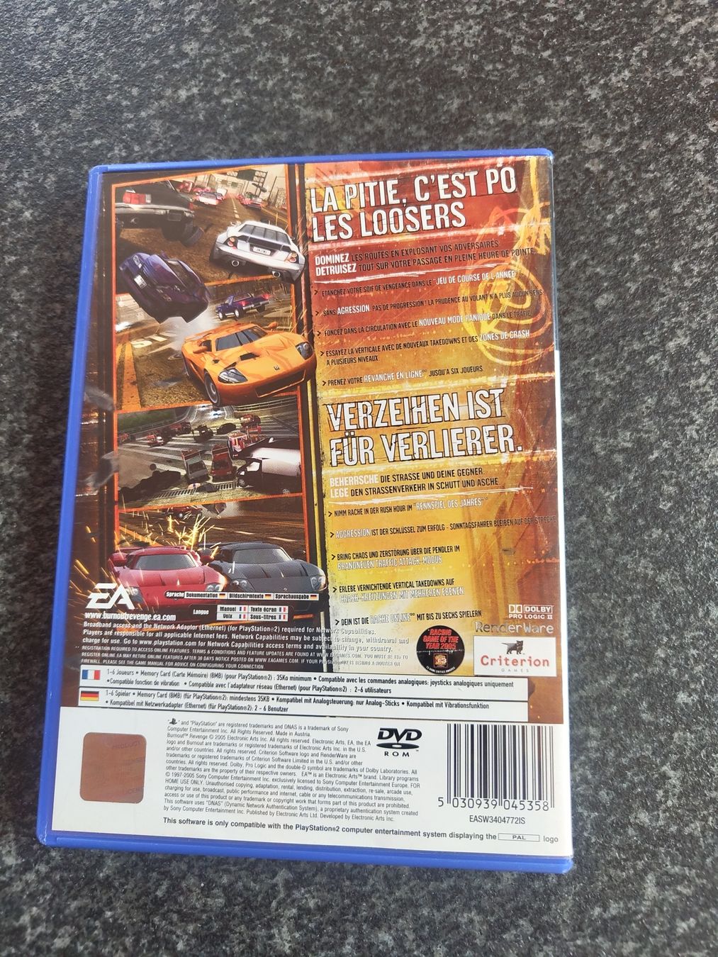 Sony Giochi: Burnout Revenge – Usato da Attiswil venduto da JP1291 1