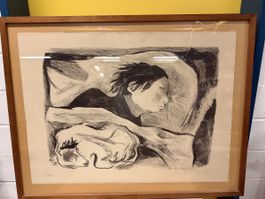 Lithografie Martin Alfred Christ 65 20/75 guter Zustand