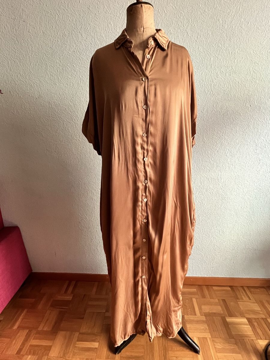 Vestiti: Robe chemise longue JS Millenium couleur bronze taille M – Nuovo (secondo la descrizione) da Genève venduto da ct_fqr8