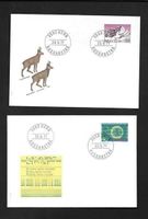 2 FDC 503-504 Serie Einzelmarken ET 23.9.1971