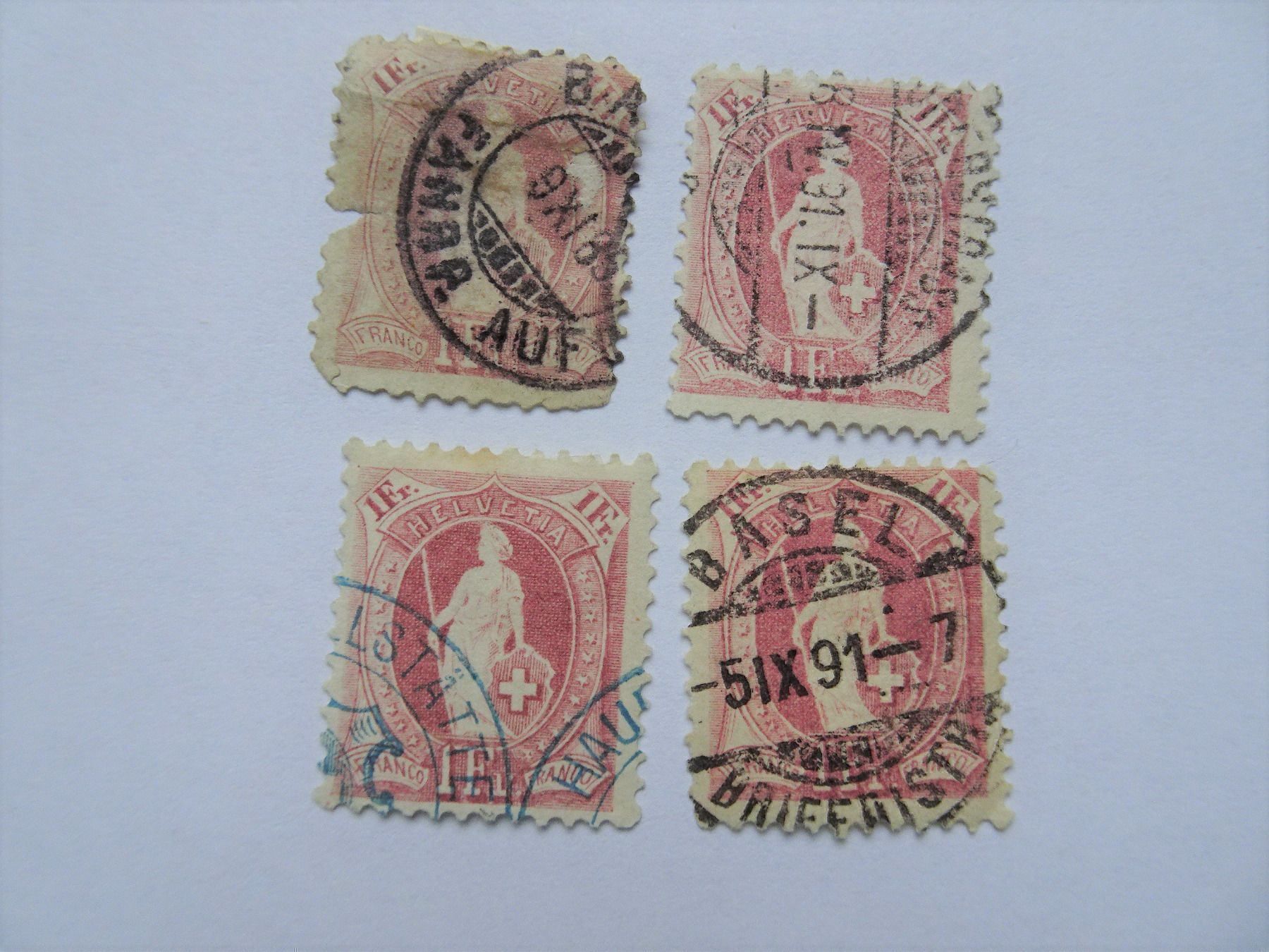 Tous les timbres: Vollstempel – D'occasion à Aadorf par Chnorli-Furz