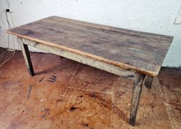 Antiker Holztisch 1880 Bauerntisch Werkbank Esstisch