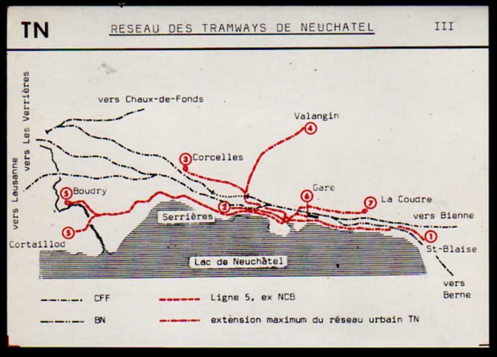 Cartes postales: BVA Tramways de Neuchâtel Nr. 55.NT II – D'occasion à Bichelsee par Gloeckner 3